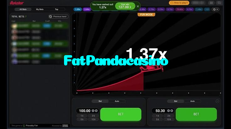 available types of FatPandacasino bet including pre-match live express and system bets